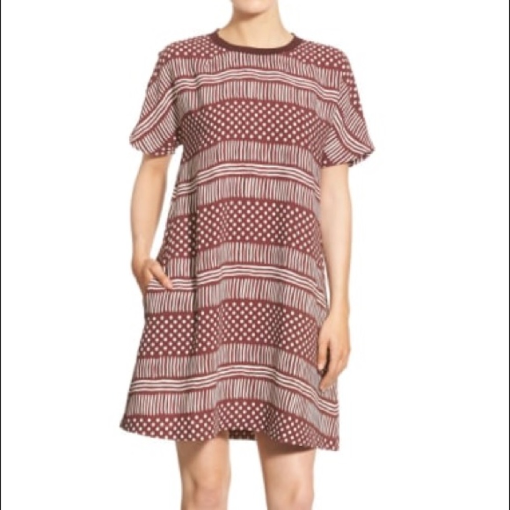 Madewell wave dot dress